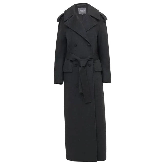 Women's Belted Wool Coat