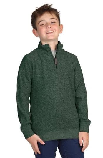 TailorByrd Boys' Cozy Quarter-Zip Pullover