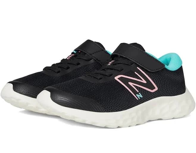 New Balance Kids 520v8 Bungee Lace Kids Shoes Black/Ultra