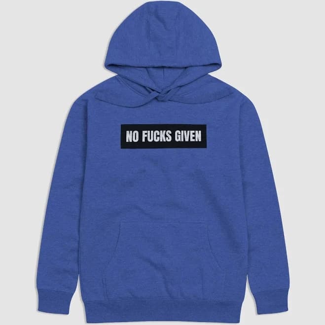 TheeMlle Classics No F*cks Given Pullover Hoodie