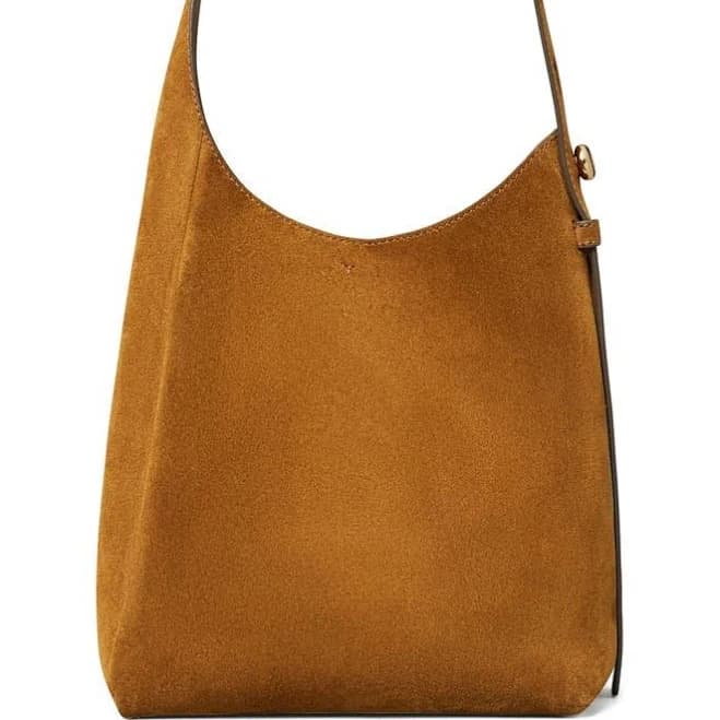 Tory Burch Romy Small Leather Hobo Bag