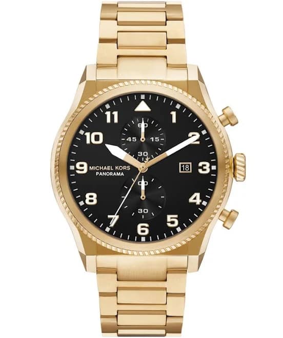Michael Kors Men's Oversized Panorama Chronograph Quartz Watch