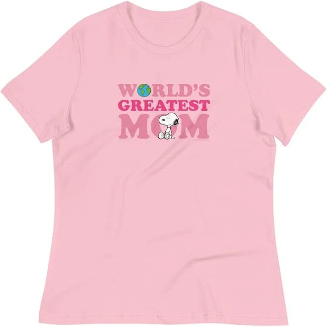 Snoopy World's Greatest Mom Relaxed T-Shirt