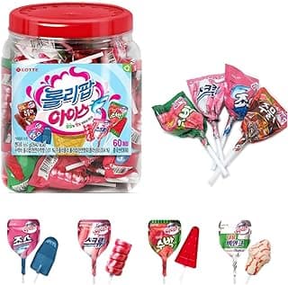 The Lollipop Ice Candy 660g / 60pcs Korean Famous Ice Cream 4 Flavor Candy