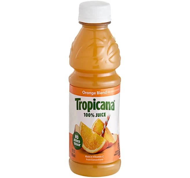 Tropicana Orange Juice Blend 10 oz Bottles (24/Carton)