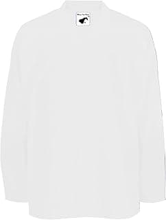 Pearsox Mesh Polyester Hockey Jersey for Men's - Ice Hockey Athletic Plain Sports Jersey with Pullover Closure, Long Sleeves