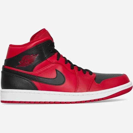 Air Jordan 1 Mid Sneakers Gym Red / Black - US 15