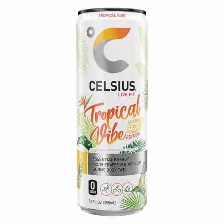 Celsius Sparkling Tropical Vibe Energy Drink