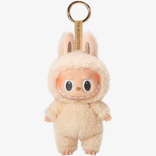 Popmart, Stitch labubu MART THE MONSTERS Labubu Plush -- Exciting Macaron Series Vinyl Face Blind Box, White labubu