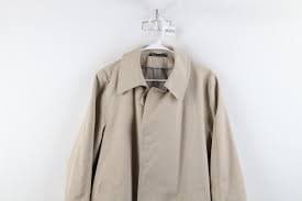 Vintage Vintage 70s Streetwear Button Trench Coat Rain Jacket Beige | Grailed