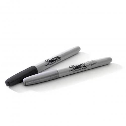 Sharpie Fine Point Marker (Black or Metallic Silver)