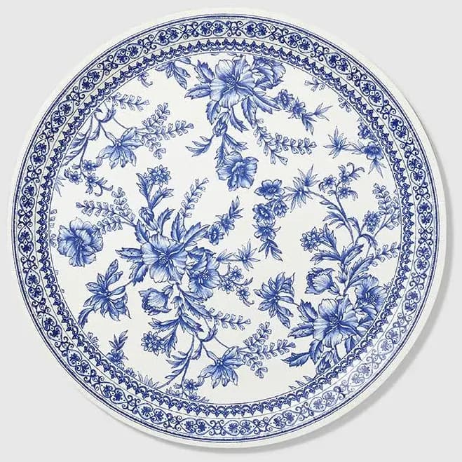 French Blue Grand Paper Plate