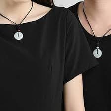 Amazon.com: WCOCOW Feng Shui Pendant Necklace Natural Emerald Safe Buckle Pendant Red Rope Black Rope Braided Lanyard Necklace Amulet Strong Talisman Attract Wealth and Good Luck,Black : Clothing, Shoes & Jewelry