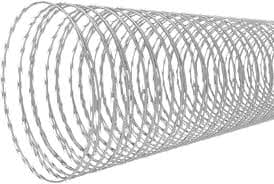 Amazon.com : XXIOJUN Razor Wire - Galvanized Barbed Wire - Double Spiral - Barbed Wire Roll for Outdoor Fence - Coil Diameter 45cm (Color : Silver, Size : 25m) : Patio, Lawn & Garden