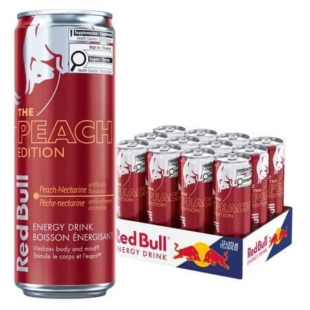 Red Bull Energy Drink Peach Edition
