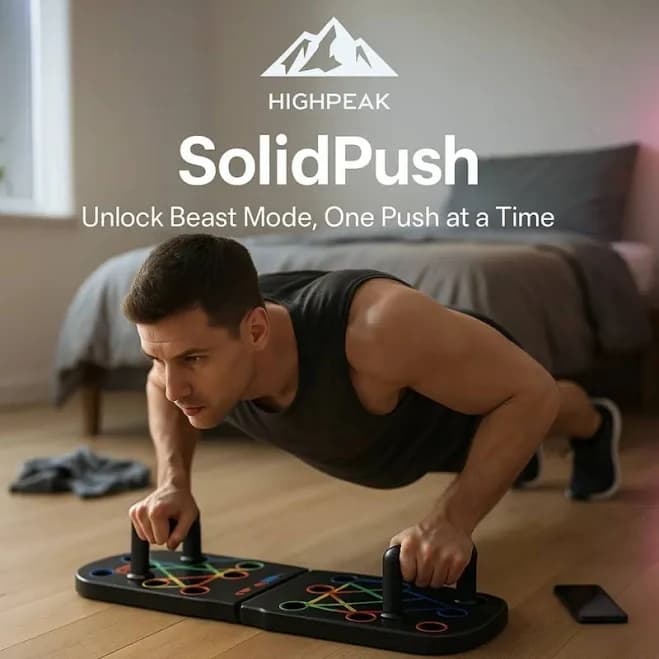 SolidPush Push-Up Board