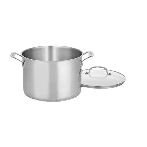 Cuisinart Chef's Classic 10-Quart Stockpot with Glass Cover