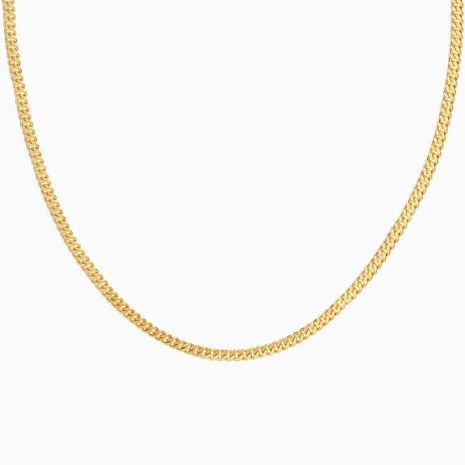 dorado Cuban Link Chain 3mm Silver 20