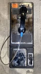 Vintage Used Pay phone.