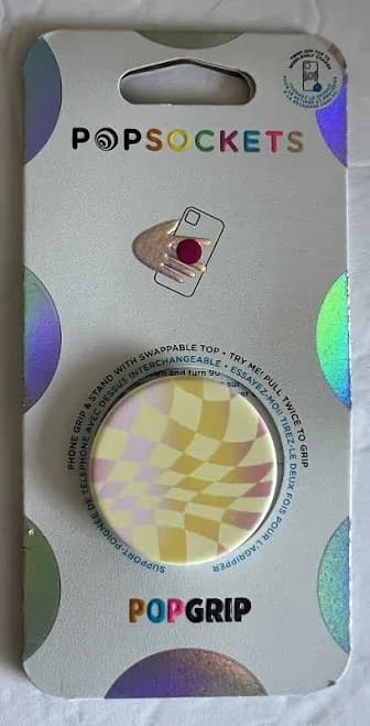 Popsocket PopGrip Sunset Checker Cell Phone Grip & Stand