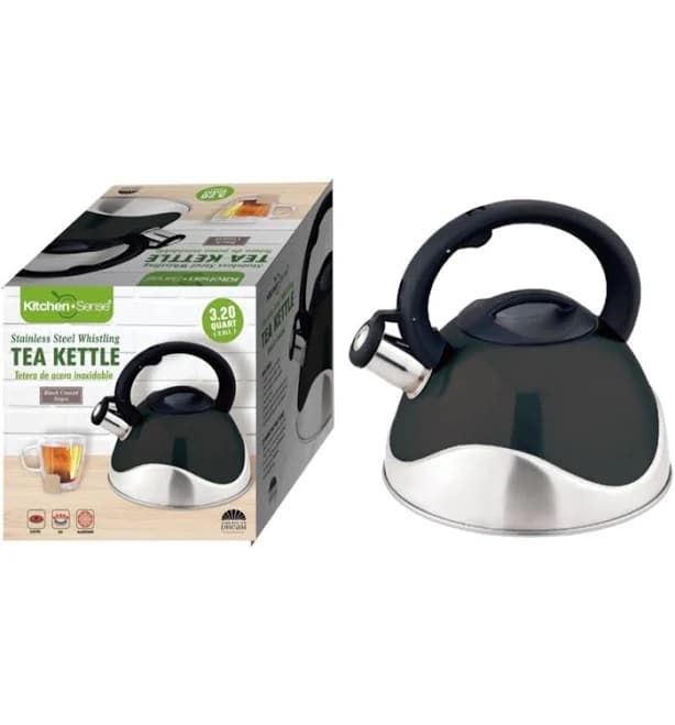 Kitchen Sense Stainless Steel Whistling Tea Kettle