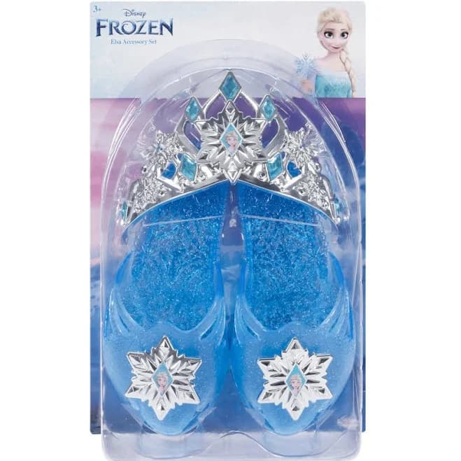 Disney Frozen Elsa Tiara and Shoe Accessory Dress Up Set