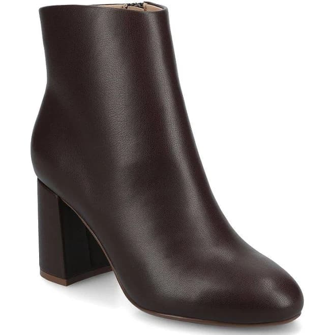 Journee Women's Kit Zipper Comfort Ankle Boots