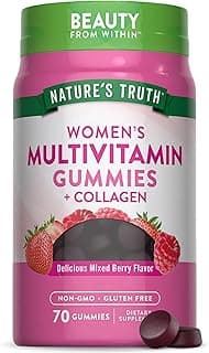Womens Multivitamin Gummies Plus Collagen & Biotin | 70 Count | Non-GMO & Gluten Free Supplement