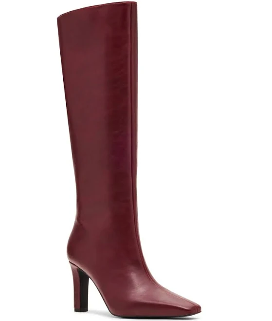 Madden Girl Women's Voyage Knee High Square Toe Dress Boots