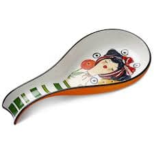 Egan Doll Spoon Rest Orange 21 x 10 cm : Amazon.sg: Home