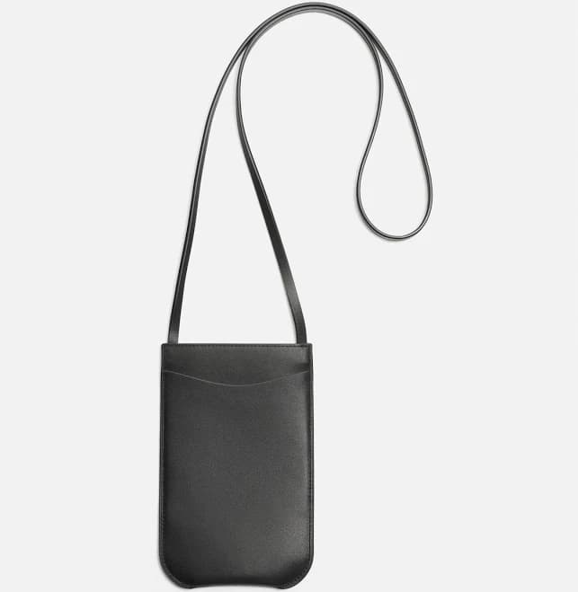 Zara Men's Leather Crossbody Bag