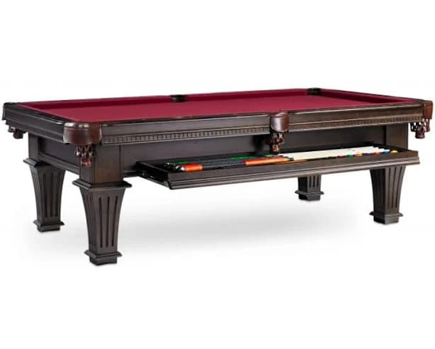 Plank & Hide Talbot 8 Foot Pool Table, Championship Green