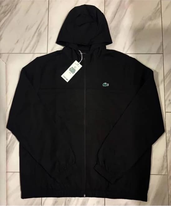Lacoste Men's Full Zip Track Jacket Black