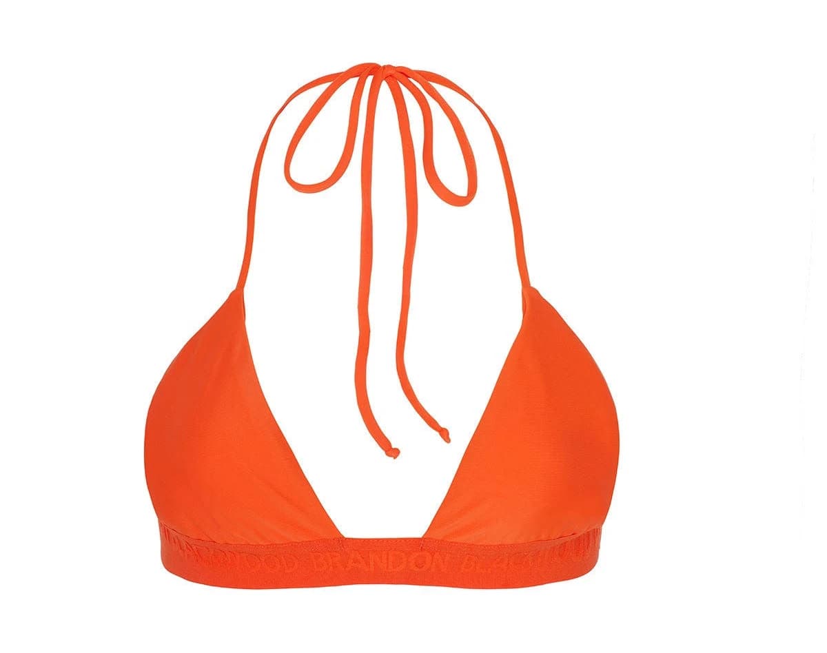 Brandon Blackwood Logo Halter Bikini Top