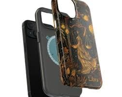 Zodiac Phone Case, Libra, Apple Magsafe Charger Horoscope Gift-for-her Trippy Decor iPhone Models 13, 14, 15 - Etsy