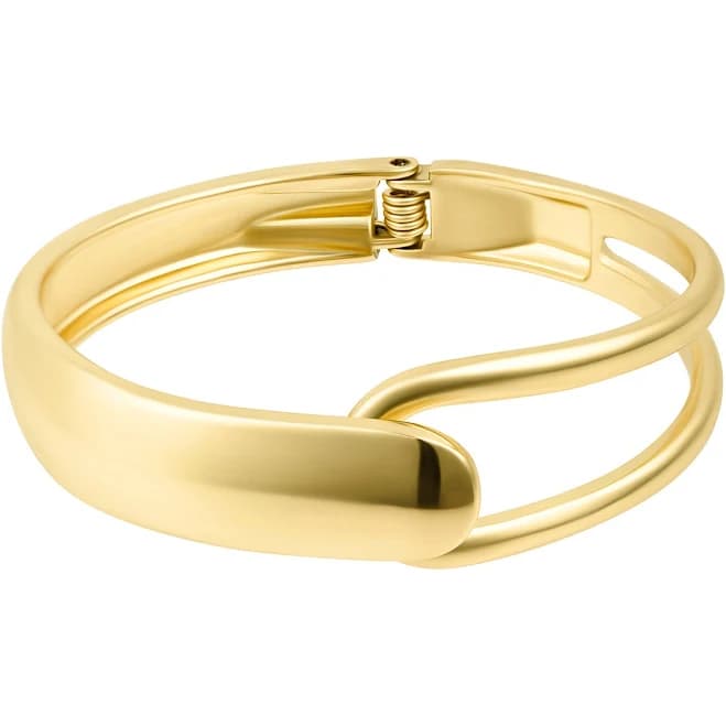 Adornia Overlapping Open Cuff Bracelet