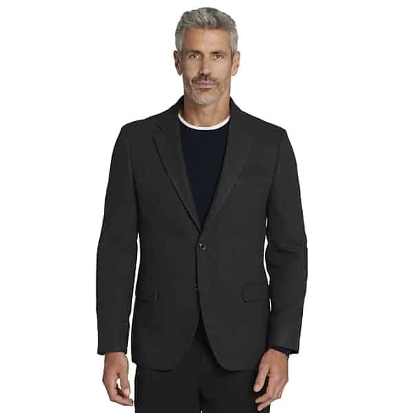Nautica Men's Modern Fit Tweed Sport Coat with Leather Elbow Patches
