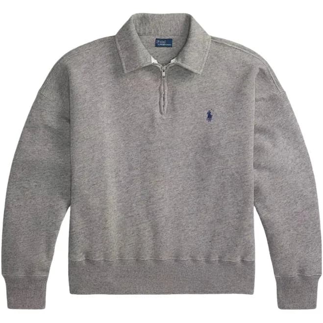 Ralph Lauren Women's Half-Zip Knit Sweatshirt