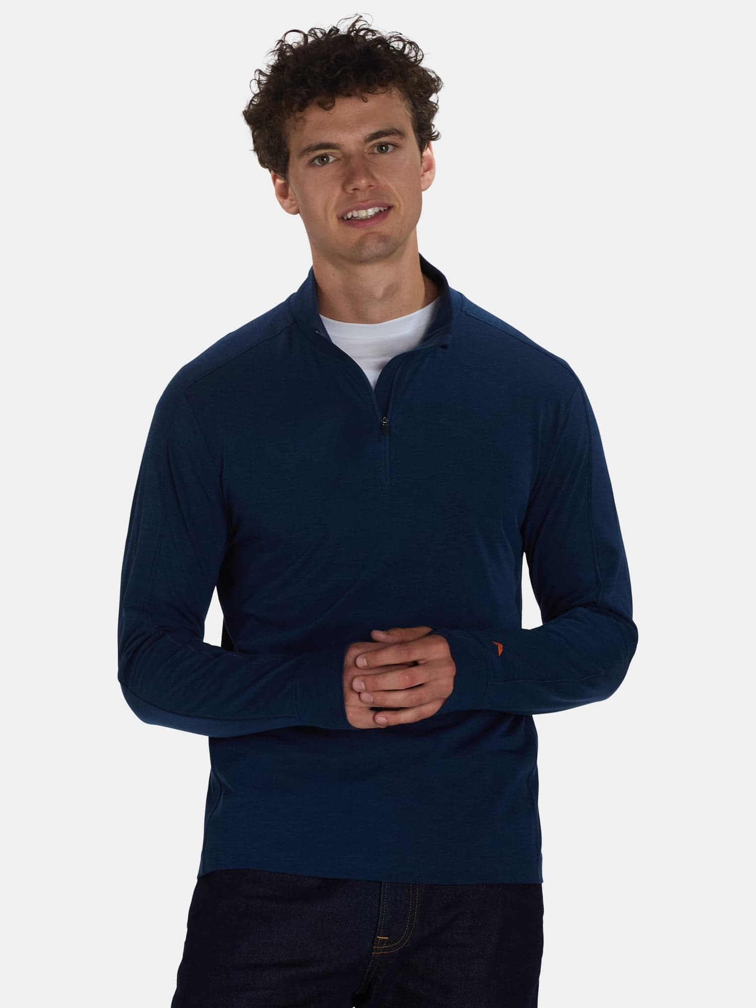 Ozark Trail Men's Quarter-Zip Pullover, Long Sleeves, S-3XL, Merino Wool Blend - Walmart.com