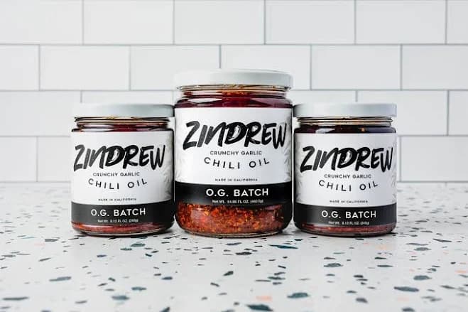 Zindrew Chili Crunchy Garlic Chili Oil Batch. Premium Spicy