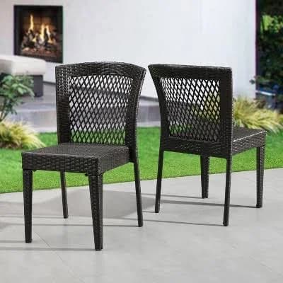 Christopher Knight Home Hava Outdoor Stacking Dining Chairs (Set of 2)