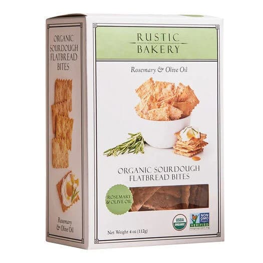 World Market Rustic Bakery Rosemary & Olive Oil Sourdough Flatbread Bites