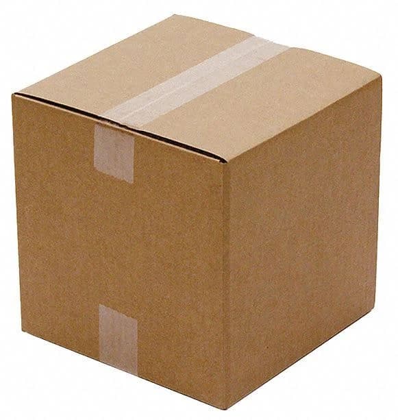 Shipping Box: 24 in Inside Lg, 24 in Inside Wd, 24 in Inside Ht, 200# - Cube, Single Wall Model: 55NN23