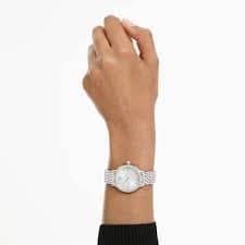 Imber watch, Swiss Made, Metal bracelet, Silver tone, Stainless steel