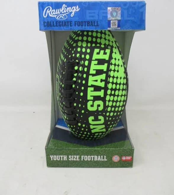 Rawlings Collegiate Football State Youth Football (black/lime Green)
