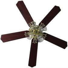 Hampton Bay Carriage House 52 in. Indoor LED Polished Brass Ceiling Fan with Light Kit, Reversible Motor and Reversible Blades 46008 - The Home Depot