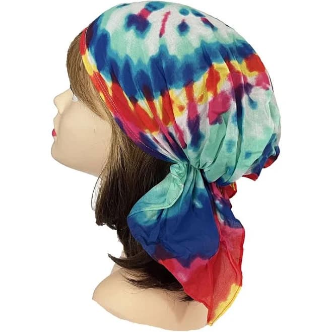 Edda Cotton Pre-Tied Head Scarf