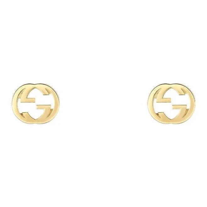 Gucci Women's 18K Yellow Gold Interlocking G Stud Earrings
