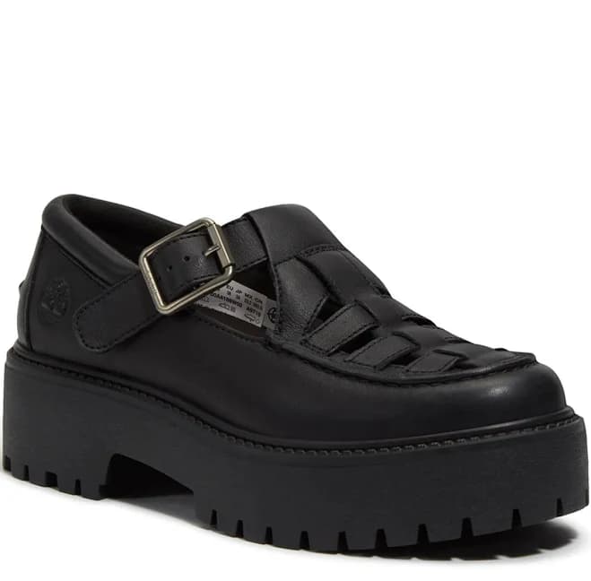 Timberland Women's Stone Street Buckle Platform Shoes