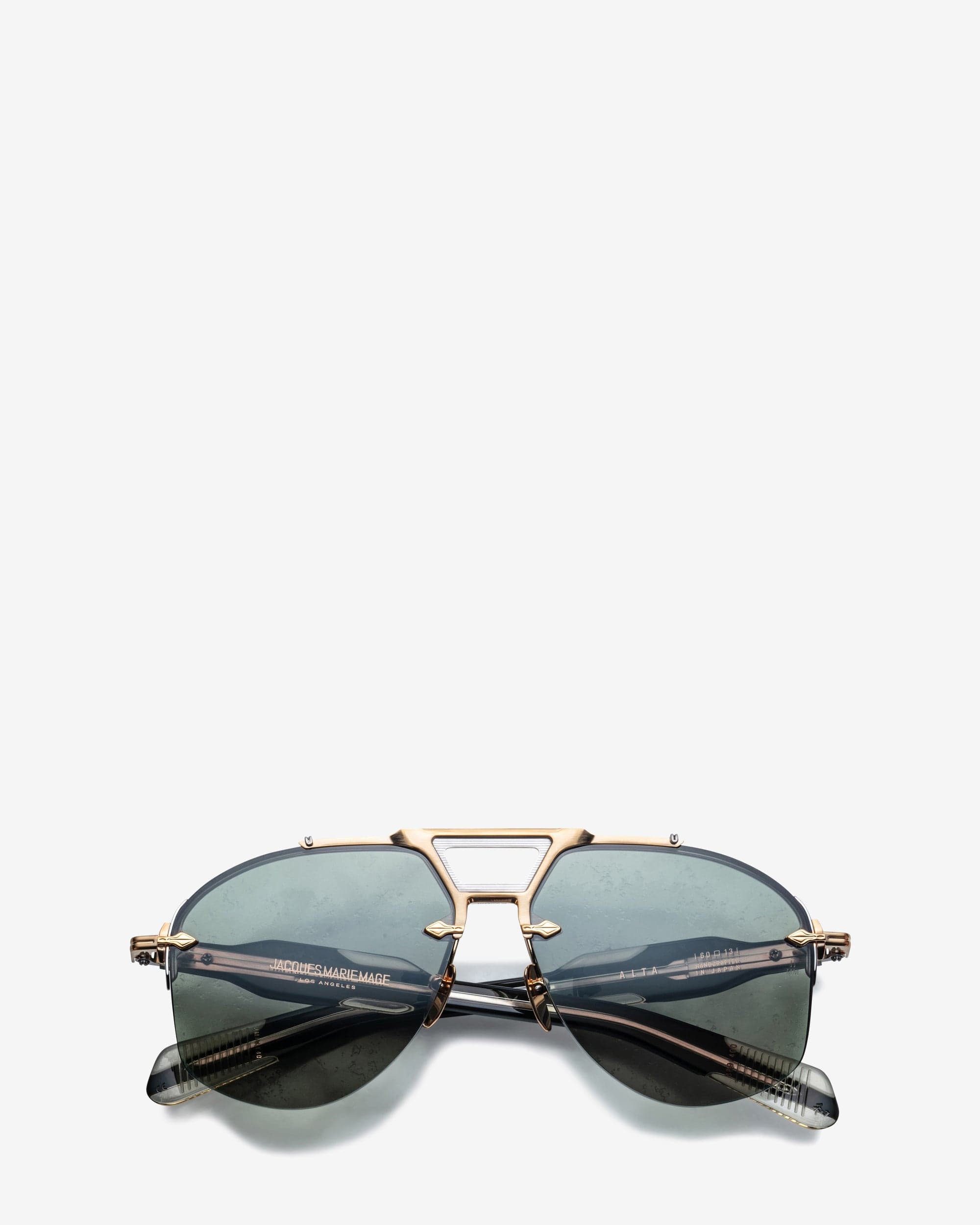 Jacques Marie Mage: Alta Sunglasses (Gold) | DSMNY E-SHOP